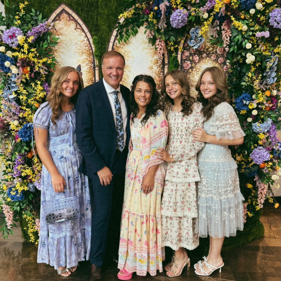 Chad and Fallon Erickson with their three daughters